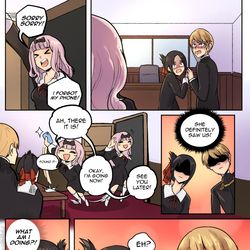This is a pixiv picture whose title is Kaguya-sama: Love Is War 融合 TSF.