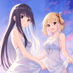 This is a pixiv picture whose title is 水浴び.