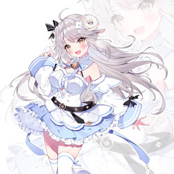 This is a pixiv picture whose title is 日比谷つばささんのキービジュアルを担当させて頂きました.