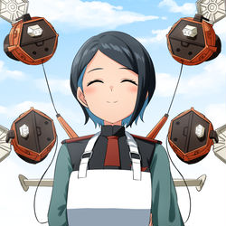 This is a pixiv picture whose title is わたしガンバレル.