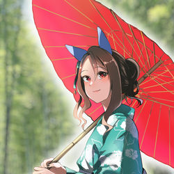 This is a pixiv picture whose title is 浴衣キング.