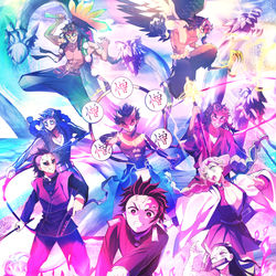 This is a pixiv picture whose title is 彼は誰時　朝ぼらけ.