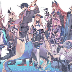 This is a pixiv picture whose title is アークナイツ５.