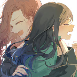 This is a pixiv picture whose title is 泣き虫.