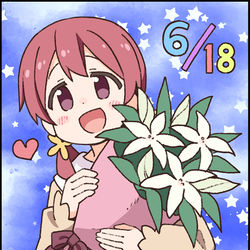 This is a pixiv picture whose title is みよちゃんお誕生日会場2023.