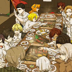 This is a pixiv picture whose title is Party.