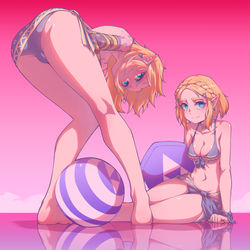 This is a pixiv picture whose title is summer🌴.