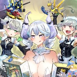 This is a pixiv picture whose title is プラモデラー姫.