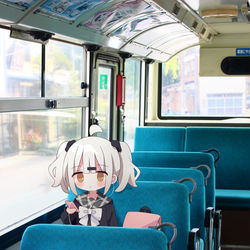 This is a pixiv picture whose title is 🚌.