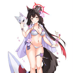This is a pixiv picture whose title is ワカモ水着.