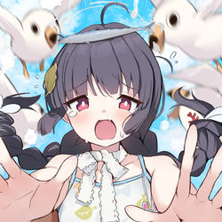 This is a pixiv picture whose title is 「せ、先生助けてくださいっ・・・」.