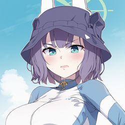 This is a pixiv picture whose title is サキ(水着).