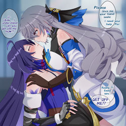 This is a pixiv picture whose title is GET OFF ME!.