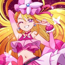 This is a pixiv picture whose title is キュアバタフライ.
