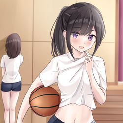 This is a pixiv picture whose title is 「嬉しい。見ててくれたんですね…！」.
