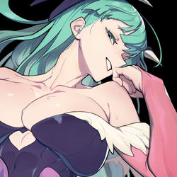 This is a pixiv picture whose title is モリガン.