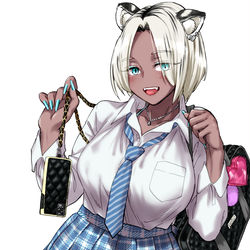 This is a pixiv picture whose title is 白峰虎子【私立けものがおか学園】.