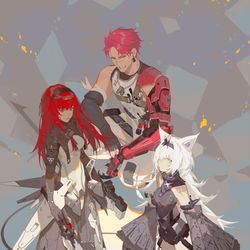 This is a pixiv picture whose title is Cerberus.