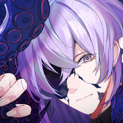 This is a pixiv picture whose title is 深淵.