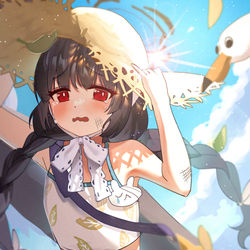 This is a pixiv picture whose title is 霞沢ミユ.