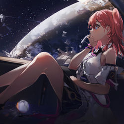 This is a pixiv picture whose title is 宇宙富婆:D.