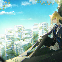 This is a pixiv picture whose title is 「もういいかい」.