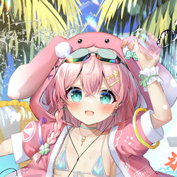 This is a pixiv picture whose title is 夏！.