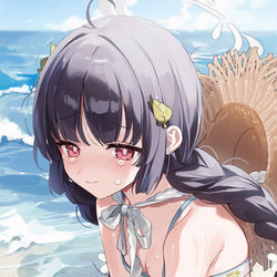This is a pixiv picture whose title is 水着ミユ.