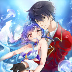 This is a pixiv picture whose title is 絶海.