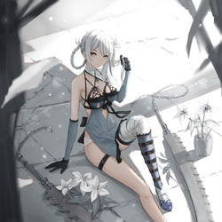 This is a pixiv picture whose title is gray;.