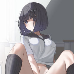 This is a pixiv picture whose title is 愛が重そうな子.