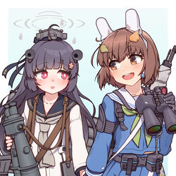 This is a pixiv picture whose title is ミユ雪風衣装交換(Skeb).