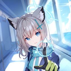 This is a pixiv picture whose title is シロコ.