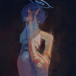 This is a pixiv picture whose title is Aoi.