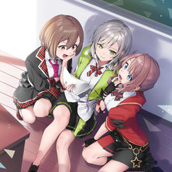 This is a pixiv picture whose title is 【仕事絵】セカイシンフォニー2022パンフレット用イラスト.