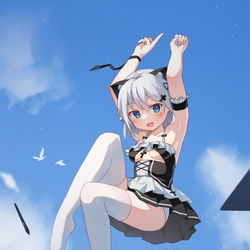 This is a pixiv picture whose title is 空.