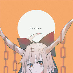 This is a pixiv picture whose title is ２２　あけおめ萃香.