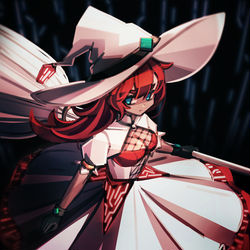 This is a pixiv picture whose title is 水星の魔女.