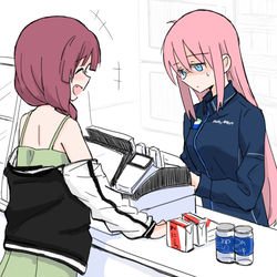 This is a pixiv picture whose title is ファミマぼっちちゃん.
