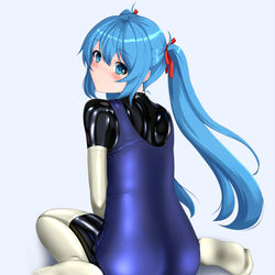 This is a pixiv picture whose title is ぴっちりでじたん.