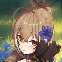 This is a pixiv picture whose title is Nanashi Mumei.