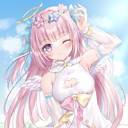 This is a pixiv picture whose title is 🌸.