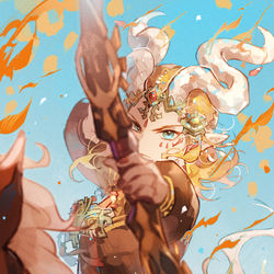 This is a pixiv picture whose title is 火焰.