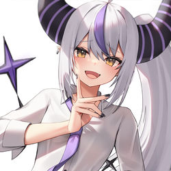 This is a pixiv picture whose title is 「ラプラスギャールです～Ｗ」.