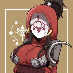 This is a pixiv picture whose title is 젤다 이가단 TS.