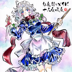 This is a pixiv picture whose title is 十六夜咲夜.