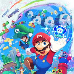 This is a pixiv picture whose title is スーパーマリオブラザーズ ワンダー.