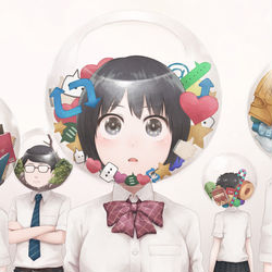 This is a pixiv picture whose title is ぼくらリウム.