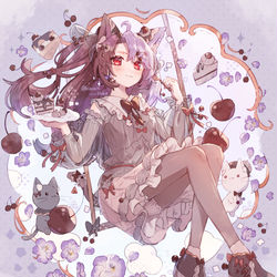 This is a pixiv picture whose title is 🍒×🍰.