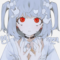 This is a pixiv picture whose title is うさぎ.